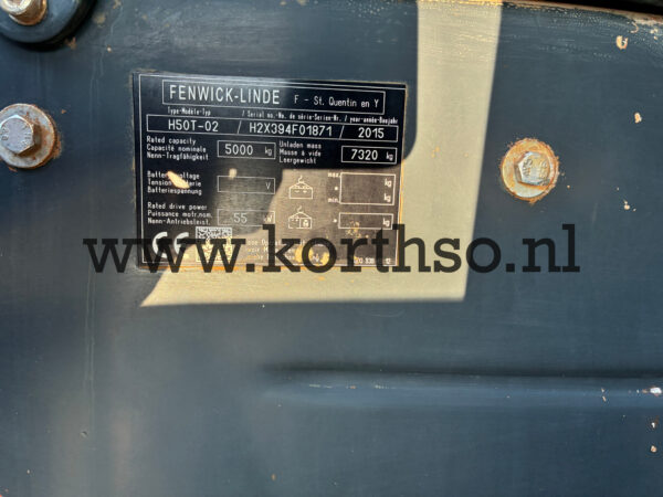 Linde Fenwick H50T LPG 2015 - Afbeelding 22